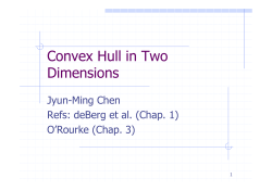 Convex Hull in Two Dimensions