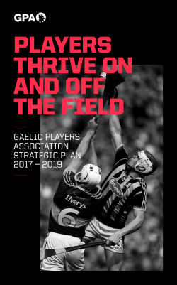 GPA Strategic Plan - Gaelic Players Association