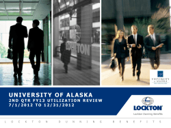 Market Trends - University of Alaska System