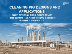 PIPELINE PIGS - NACE Houston Section