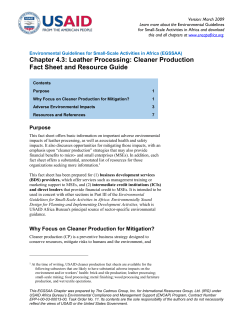 Chapter 1 - ENCAP Africa