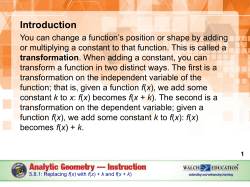 5.8.1: Replacing f(x) - Social Circle City Schools