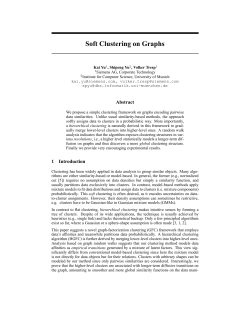 Soft Clustering on Graphs