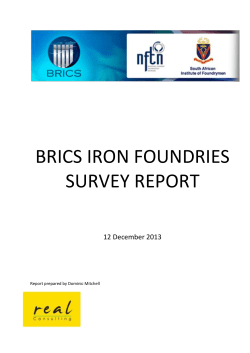 Contents - South African Institute of Foundrymen