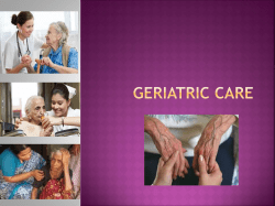 geriatric care