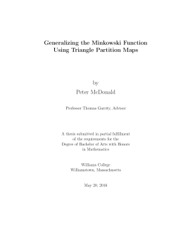 Generalizing the Minkowski Function Using Triangle Partition Maps