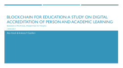 Blockchain for education: a study on digital accreditation of person