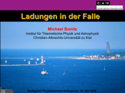 Maratea 2001 - Theoretische Physik - Christian