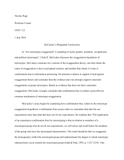 Core Writing Assignment #1