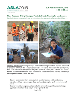 Plant Rescues - American Society of Landscape Architects