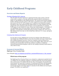 Abecedarian Project - Representative Hy Kloc