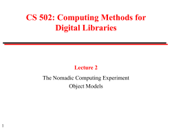CS 502: Computing Methods for Digital