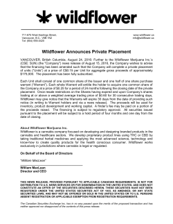 Press Release - Canadian Securities Exchange