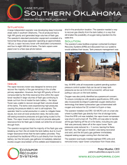 Southern Oklahoma - EcoVapor Recovery Systems