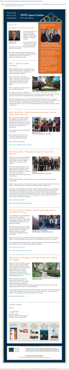 SDHC - "Going Gold" Mandatory California Water Reduction