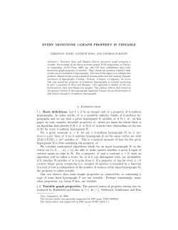 Every monotone 3-graph property is testable - math.uni