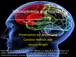 Archives of General Psychiatry, 9(57), 907-913.