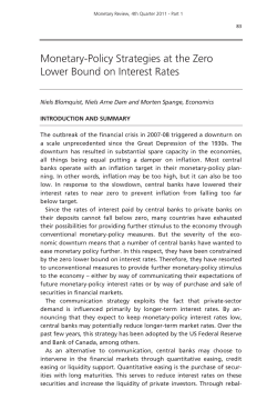Monetary-Policy Strategies at the Zero Lower Bound on Interest Rates