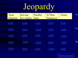 Jeopardy