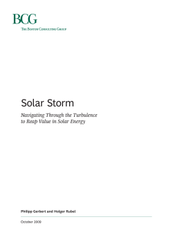Navigating Through the Turbulence to Reap Value in Solar Energy