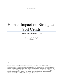 Human Impact on Biological Soil Crusts