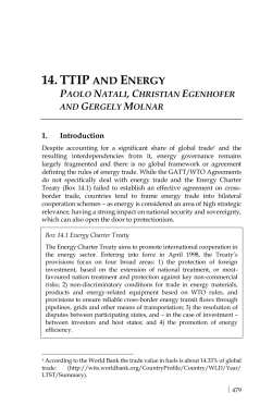 14. ttip and energy - Center for Transatlantic Relations