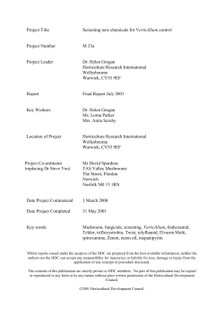 practical section for growers
