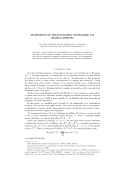 Dimensions of triangulated categories via Koszul objects