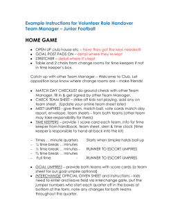 HOME GAME - Club Help