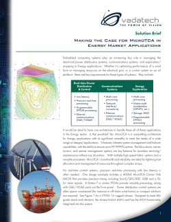 Making the Case for MTCA in Energy Market Applications