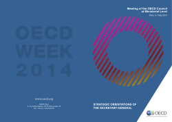 Meeting of the OECD Council at Ministerial Level STRATEGIC