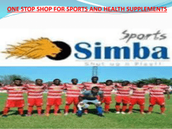 one stop shop for sports and health supplements