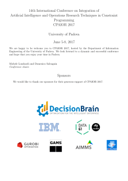 14th International Conference on Integration of Artificial Intelligence