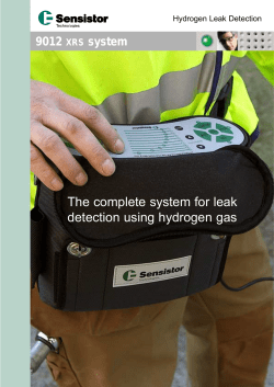 The complete system for leak detection using hydrogen gas