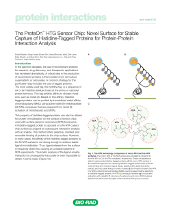 protein interactions - Bio-Rad
