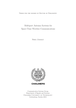 Multiport Antenna Systems for Space