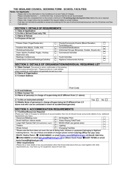 SECTION 2: DETAILS OF ORGANISATION/INDIVIDUAL