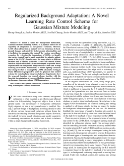 A Novel Learning Rate Control Scheme for Gaussian Mixture
