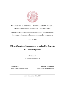 Efficient Spectrum Management as an Enabler Towards 5G Cellular