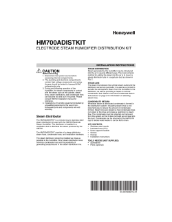 Distribution Kit Installation - Honeywell