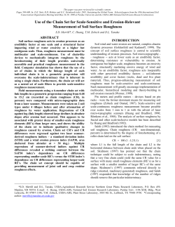Use of the Chain Set for Scale-Sensitive and Erosion
