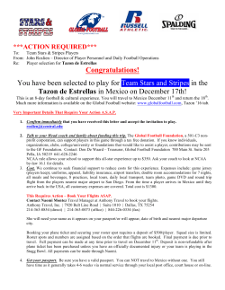 Congratulations! You have been selected to play for Team Stars and