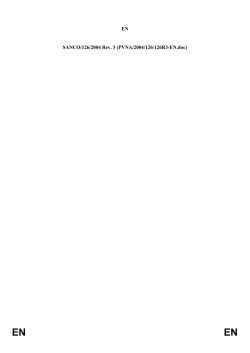 SANCO/126/2004-EN Rev.3