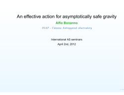 An effective action for asymptotically safe gravity