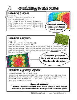 Crocheting in the round