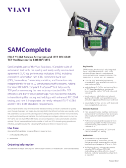 SAMComplete - Viavi Solutions