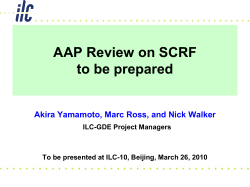 SCRF Review by AAP