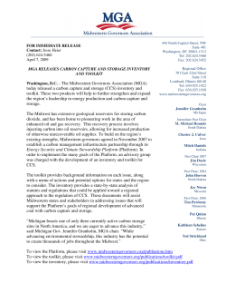 MGA Releases Carbon Capture and Storage Inventory and Toolkit