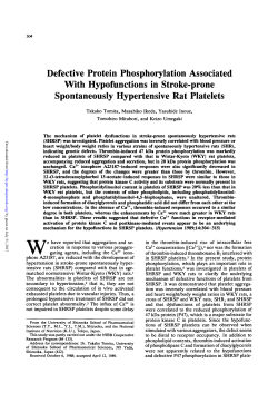 Defective Protein Phosphorylation Associated With