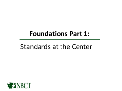 NBPTS OSPI Foundations